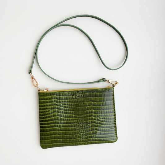 Bolsa Pouchette verde coco