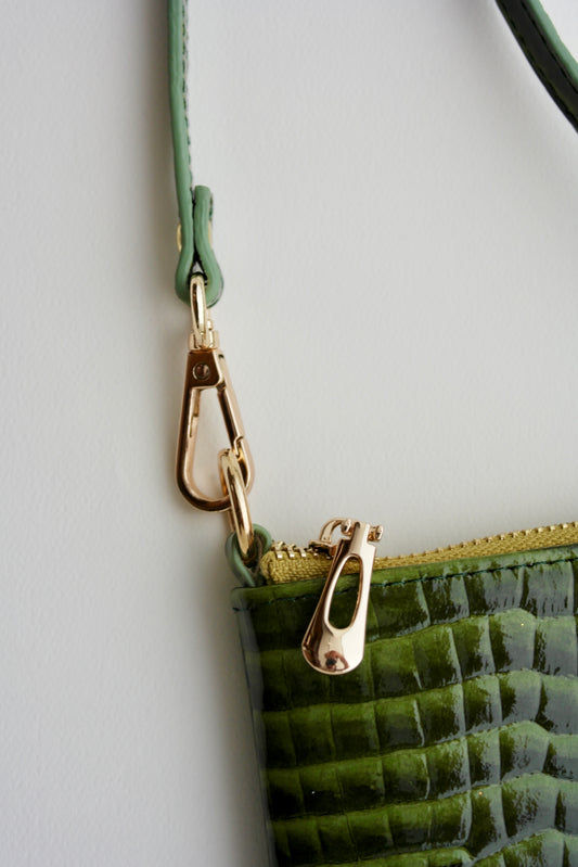 Bolsa Pouchette verde coco