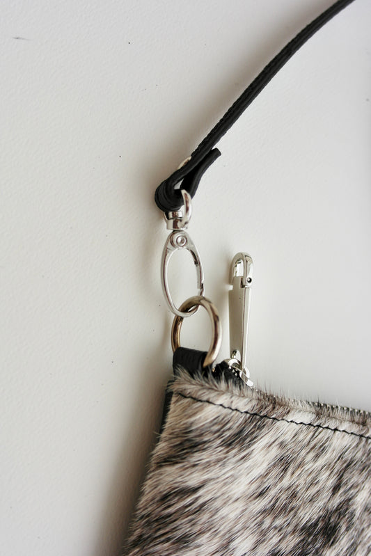 Bolsa Pouchette piel bicolor