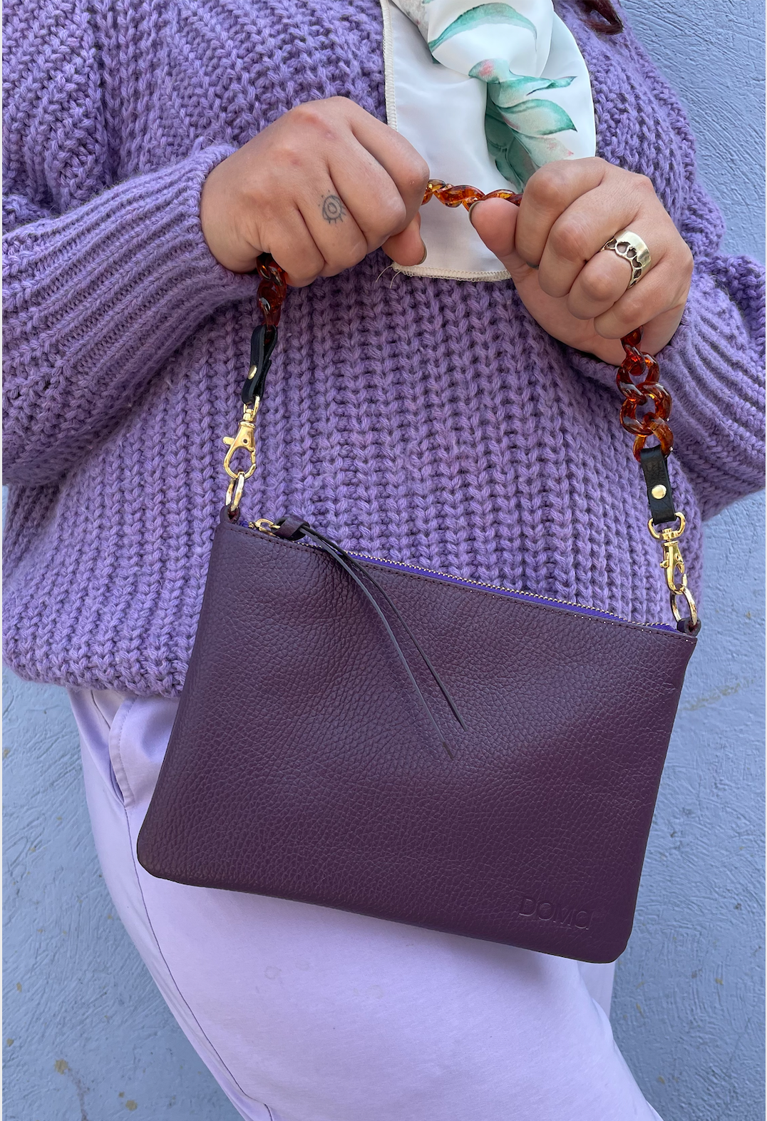 Bolsa Pouchette uva